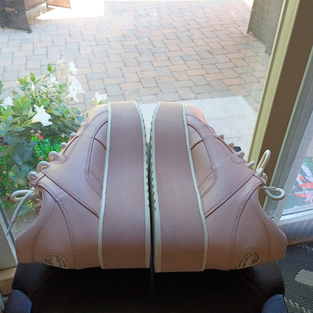 NWT.Buffalo London Towers High 🩷 Leather Platform Sneakers.Size 41 - Picture 8 of 12